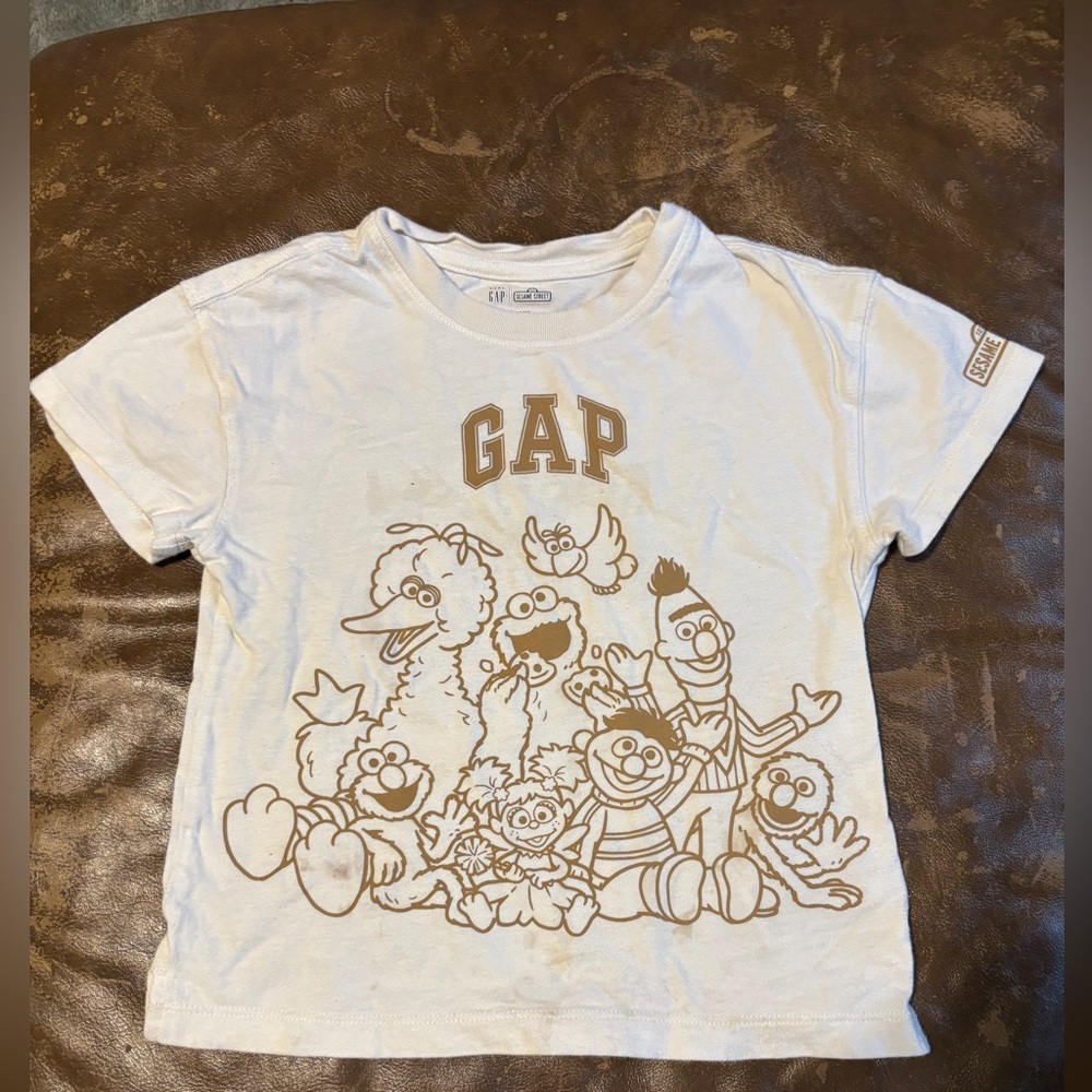 GAP Sesame Street 5t Jersey T-shirt